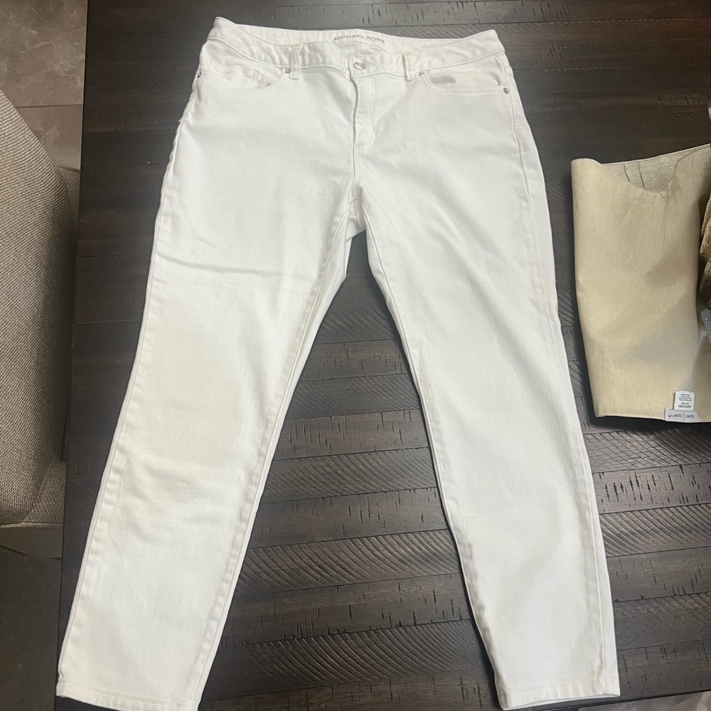 Michael Kors White Skinny Jeans